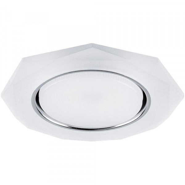 Светильник встраиваемый с белой LED подсветкой Feron CD5021 потолочный GX53 без лампы, белый матовый