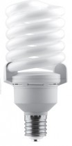 Лампа энергосберегающая, 125W 230V E40 6400K спираль, ELS64
