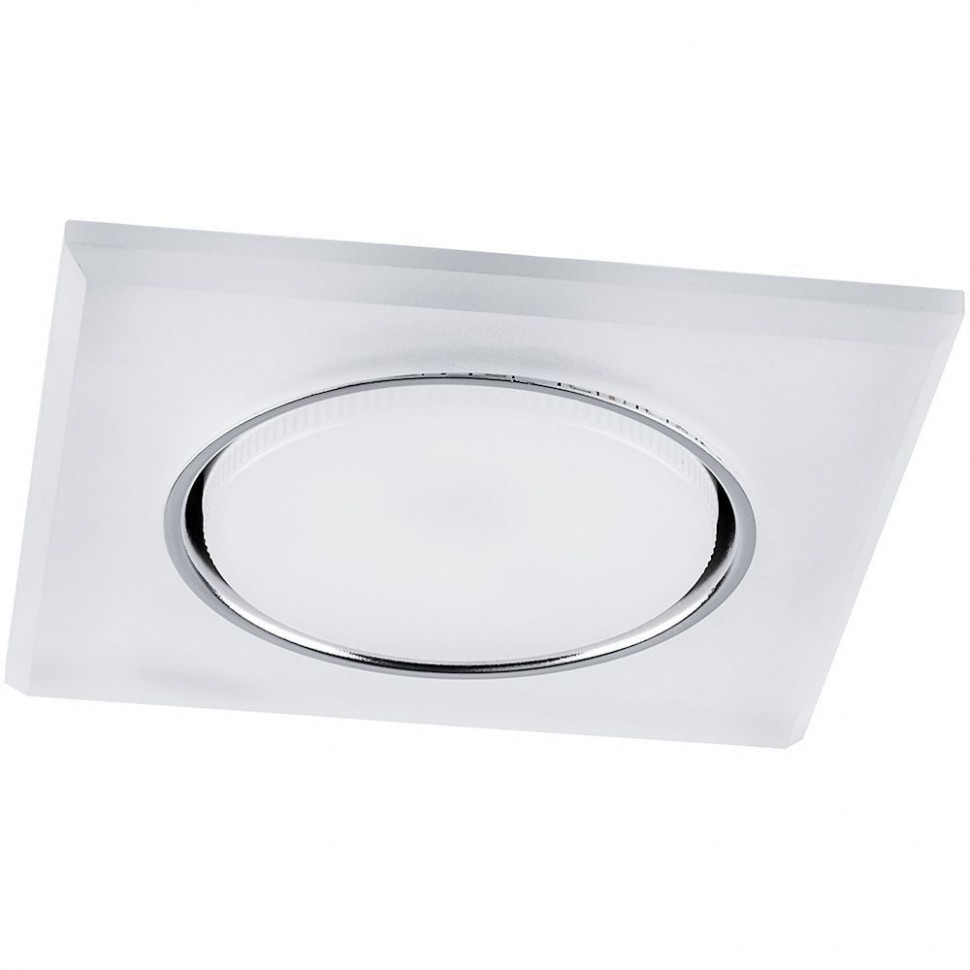 Светильник встраиваемый с белой LED подсветкой Feron CD5022 потолочный GX53 без лампы, белый матовый, артикул FERON 32661