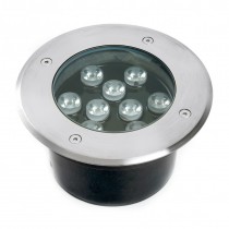 Светодиодный светильник тротуарный Feron SP2803 10W AC12V теплый свет (3000К) металлик
