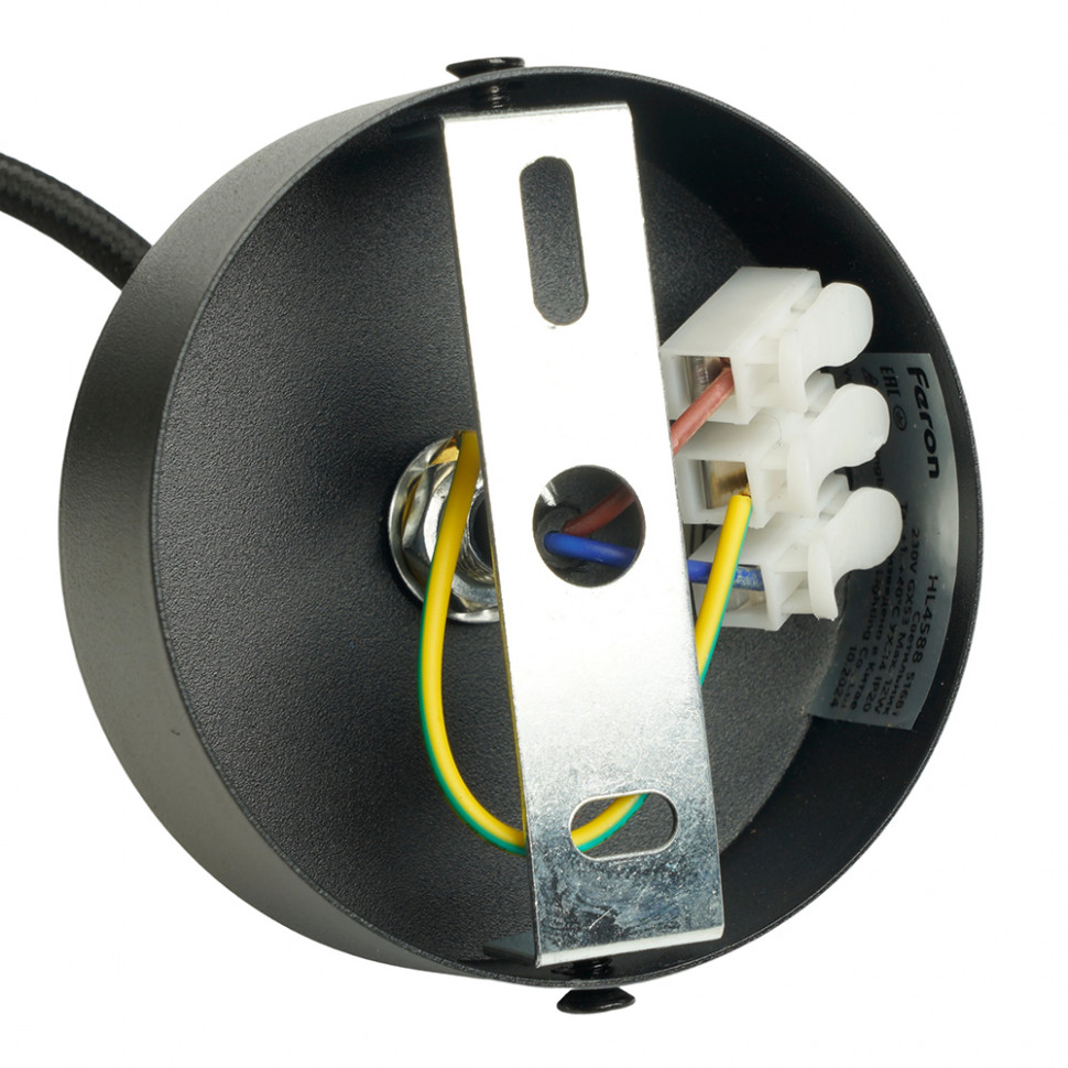 Светильник потолочный Feron Barrel HL4588 ARIA  levitation 12W, 230V, GX53, черный, на подвесе 1,7 м, артикул FERON 51679