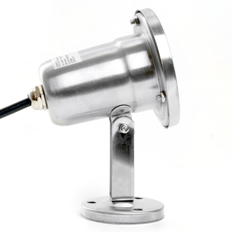 Светодиодный прожектор подводный Feron LL-822, 3W, AC24V, низковольтный, RGB, металлик, 80*80*130mm, IP68, артикул FERON 48467