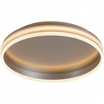 Светодиодный управляемый накладной светильник Feron AL5880 Shinning ring 80W теплый-дневной-холодный свет (3000К-6500K) серебро