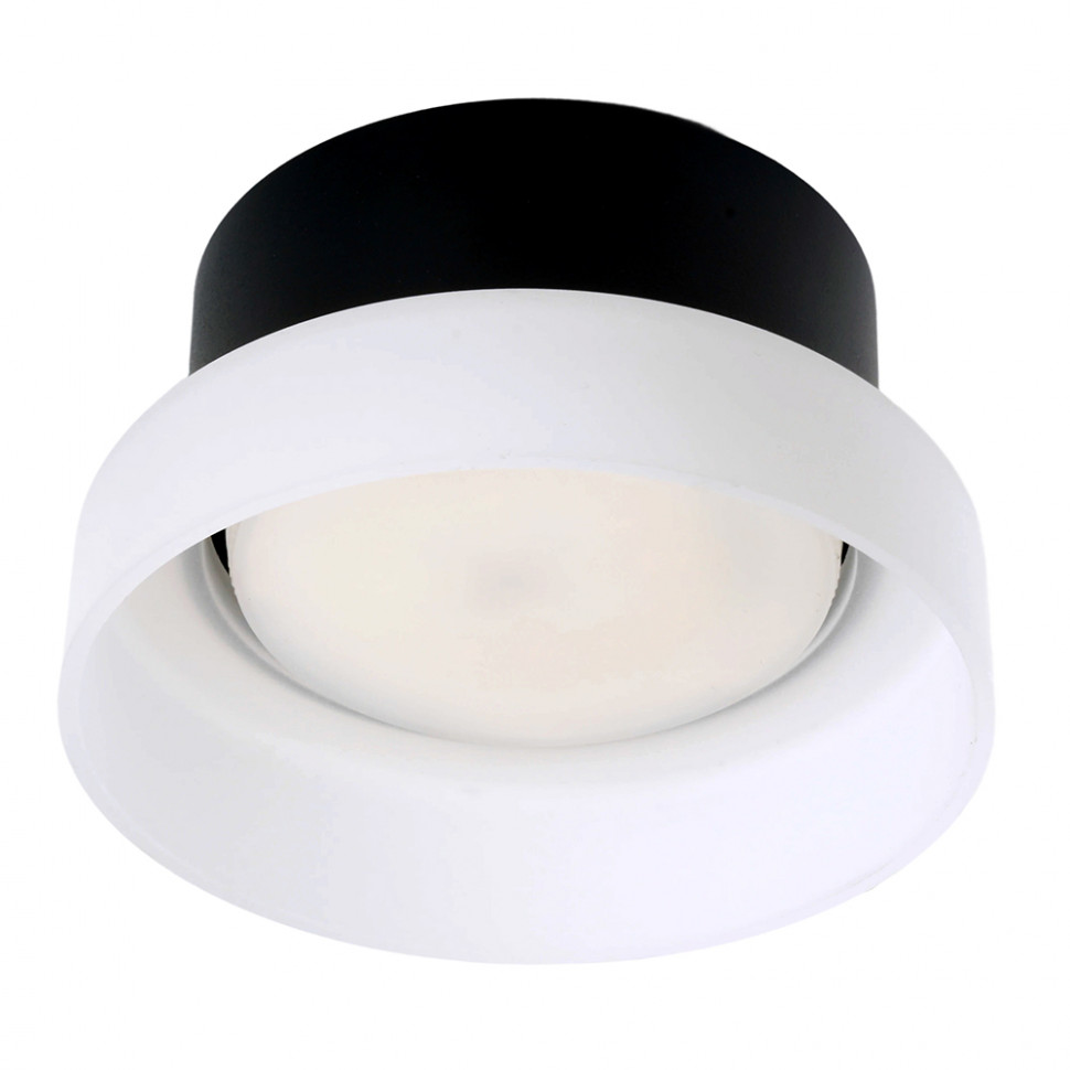 Светильник потолочный Feron HL460 Barrel OPAL 12W, 230V, GX53, черный, артикул FERON 51683
