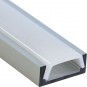 Профиль алюминиевый Feron для светодиодной ленты CAB262  "накладной" узкий с заглушками 10267 - CAB262.jpg