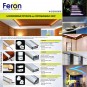 Профиль алюминиевый Feron для светодиодной ленты CAB262  "накладной" узкий с заглушками 10267 - profilbz.jpg