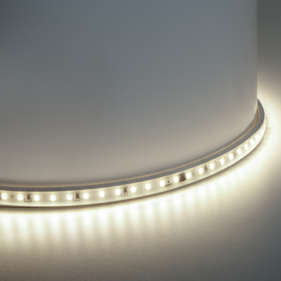Светодиодная LED лента Feron LS710, 120SMD(2835)/м 10Вт/м 220V длина 25м, 4000K, IP65,  с 1 сетевым шнуром, 2 заглушками, 2 коннекторами в комплекте, артикул FERON 48765