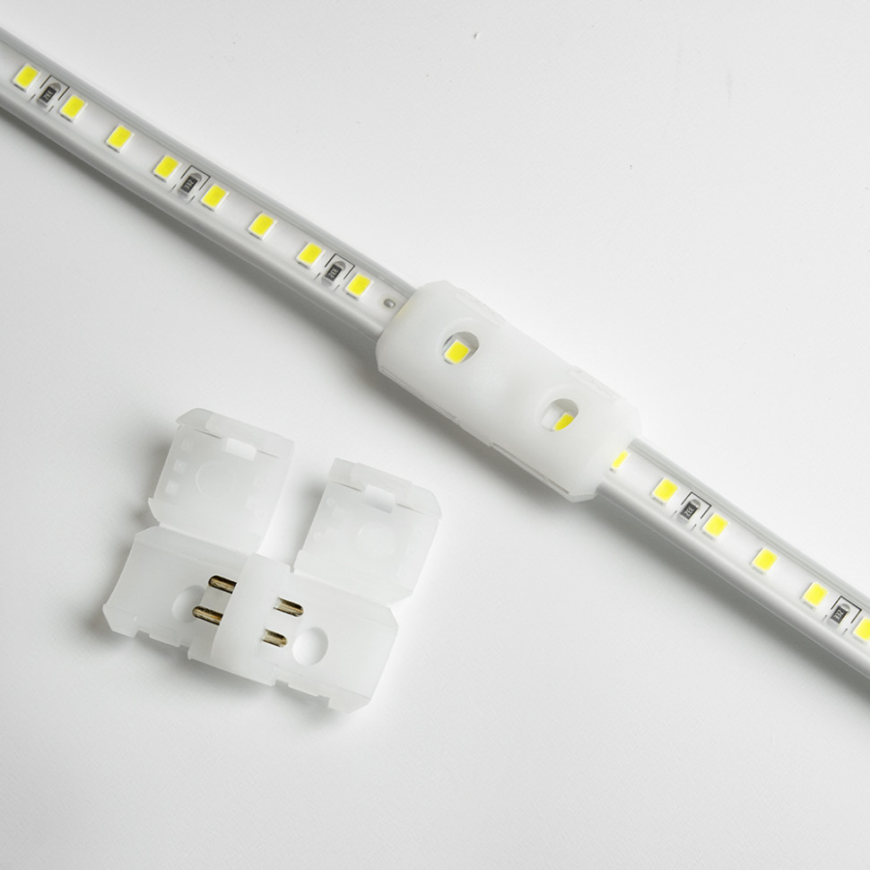 Светодиодная LED лента Feron LS710, 120SMD(2835)/м 10Вт/м 220V длина 25м, 4000K, IP65,  с 1 сетевым шнуром, 2 заглушками, 2 коннекторами в комплекте, артикул FERON 48765