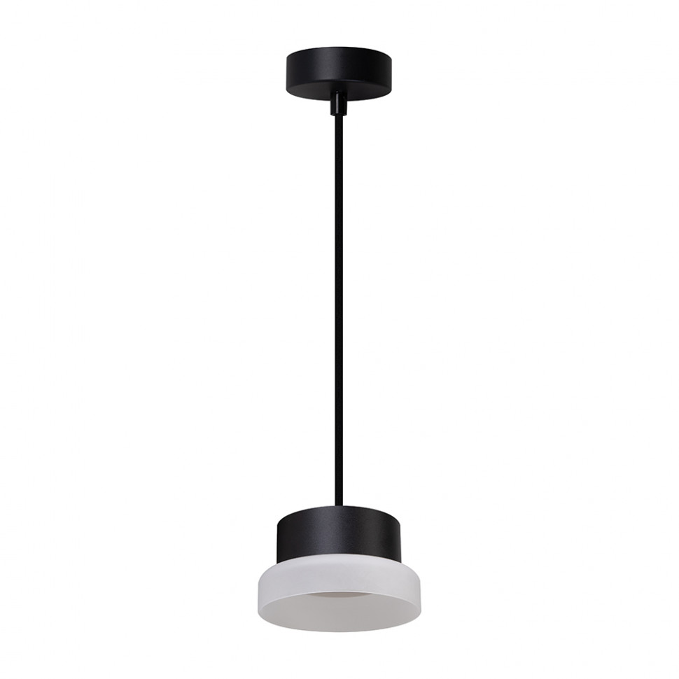 Светильник потолочный Feron Barrel HL4608 OPAL levitation 12W, 230V, GX53, черный, на подвесе 1,7 м, артикул FERON 51687