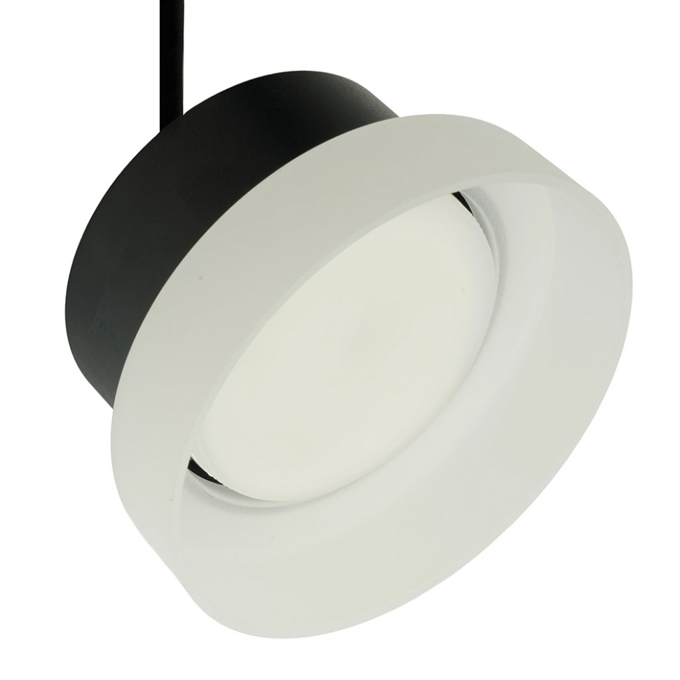 Светильник потолочный Feron Barrel HL4608 OPAL levitation 12W, 230V, GX53, черный, на подвесе 1,7 м, артикул FERON 51687
