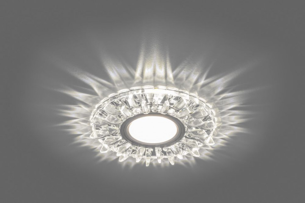 Светильник встраиваемый с белой LED подсветкой Feron CD911 потолочный MR16 G5.3 прозрачный, артикул FERON 28894