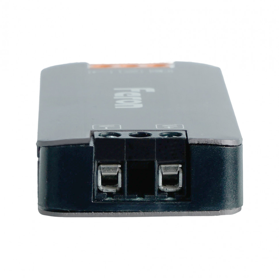 Трансформатор электронный для светодиодной ленты 24W 24V 83*33.8*13мм IP20 (драйвер), LB010 FERON, артикул FERON 53143