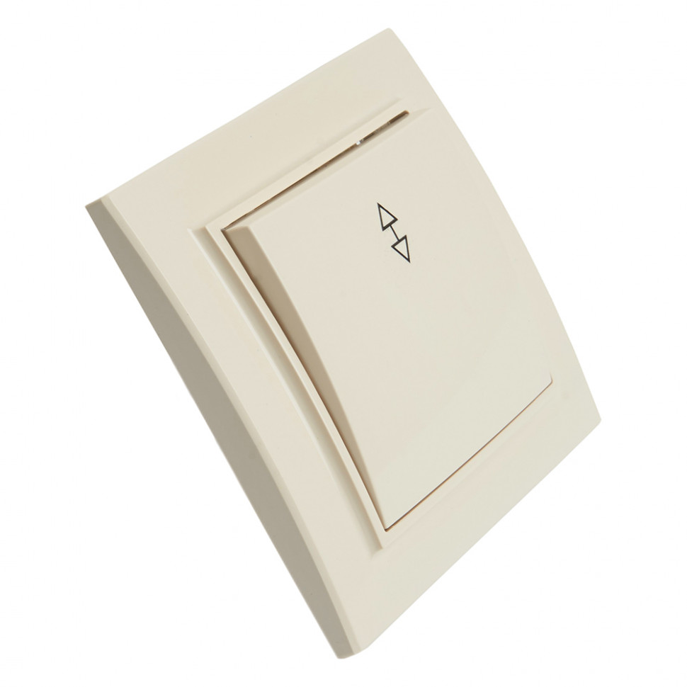 Переключатель 1-клавишный STEKKER  PSW10-9005-02, 250В, 10А, серия Эрна, слоновая кость, артикул STEKKER 39618