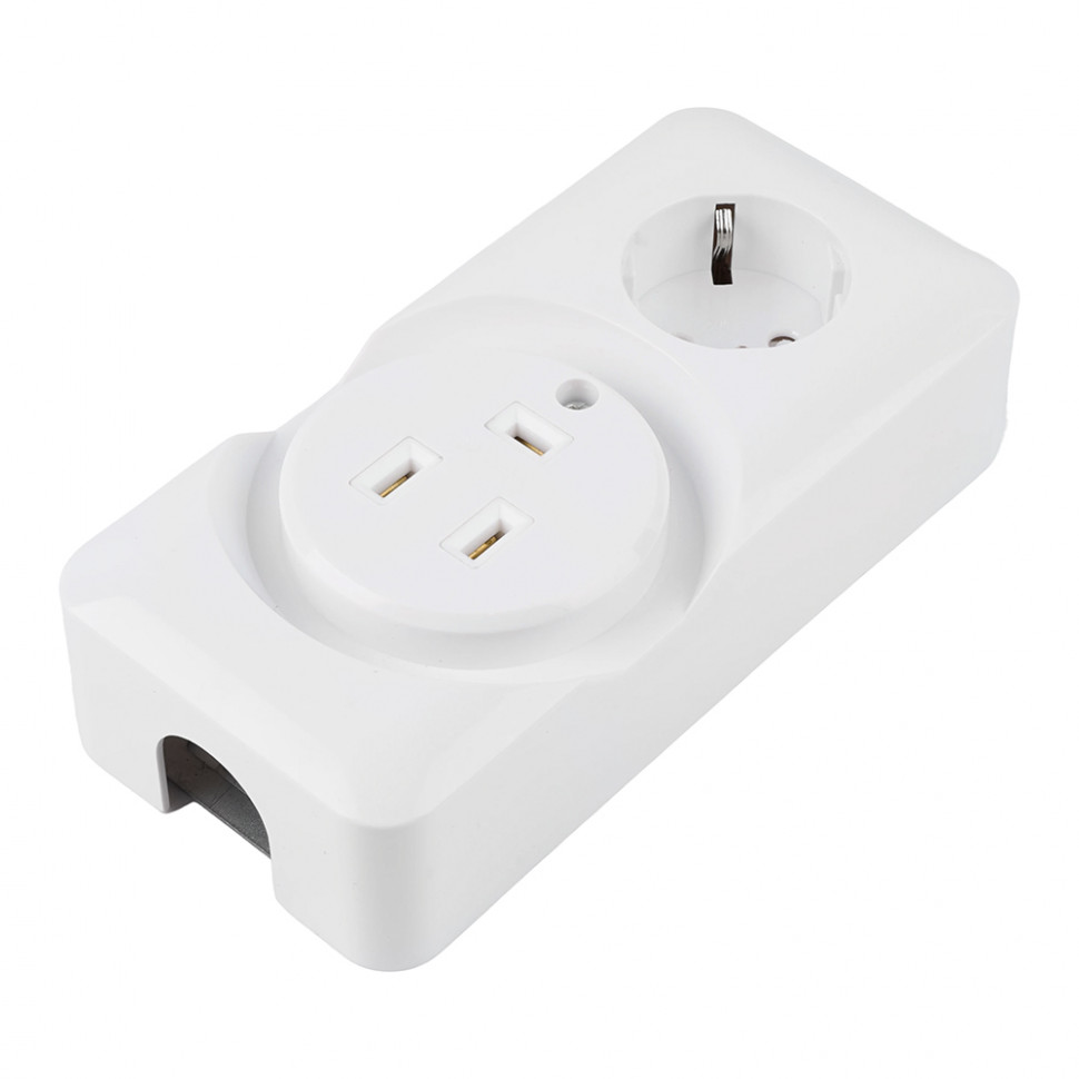Розетка открытой установки для плит STEKKER PST32-53-20 с/з, 250В, 32А, белый, артикул STEKKER 39826