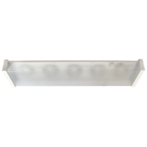 Ecola Light GX53 LED ДПО12-2х8-002 светильник  прямоугольный накладной 5*GX53 матовый белый 638х165х70