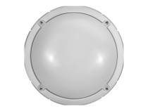 Светильник светодиодный ДБП-12w 4000К 900Лм круглый пластиковый IP65 белый Онлайт