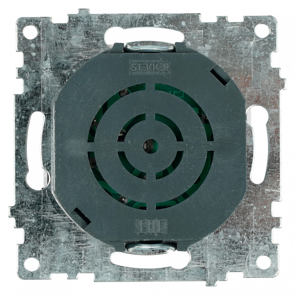Выключатель диммирующий TRIAC(механизм), STEKKER GLS10-7106-01, 250V, 500W, серия Катрин, белый, артикул STEKKER 39307