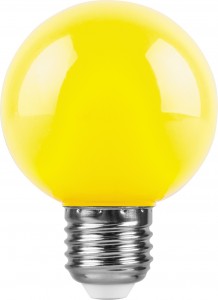Лампа светодиодная Feron LB-371 Шар E27 3W желтый 25904 Лампа светодиодная Feron LB-371 Шар E27 3W желтый