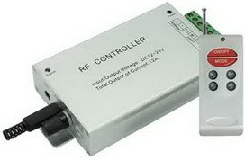 RCM12AESB Ecola LED strip RGB RF Аudio controller 12A 144W 12V (288W 24V) с радиопультом управления (цветомузыка) 